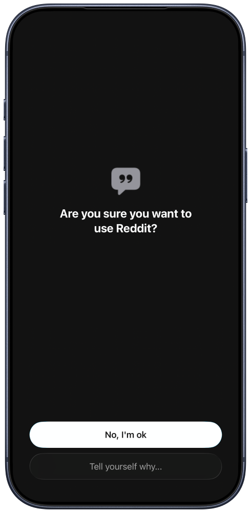 Try to open a locked app